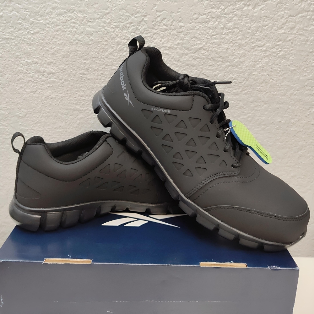 Reebok SUBLITE CUSHION Men's Saftey Work Shoe COMPOSITE Toe Size 9.5M RB4051